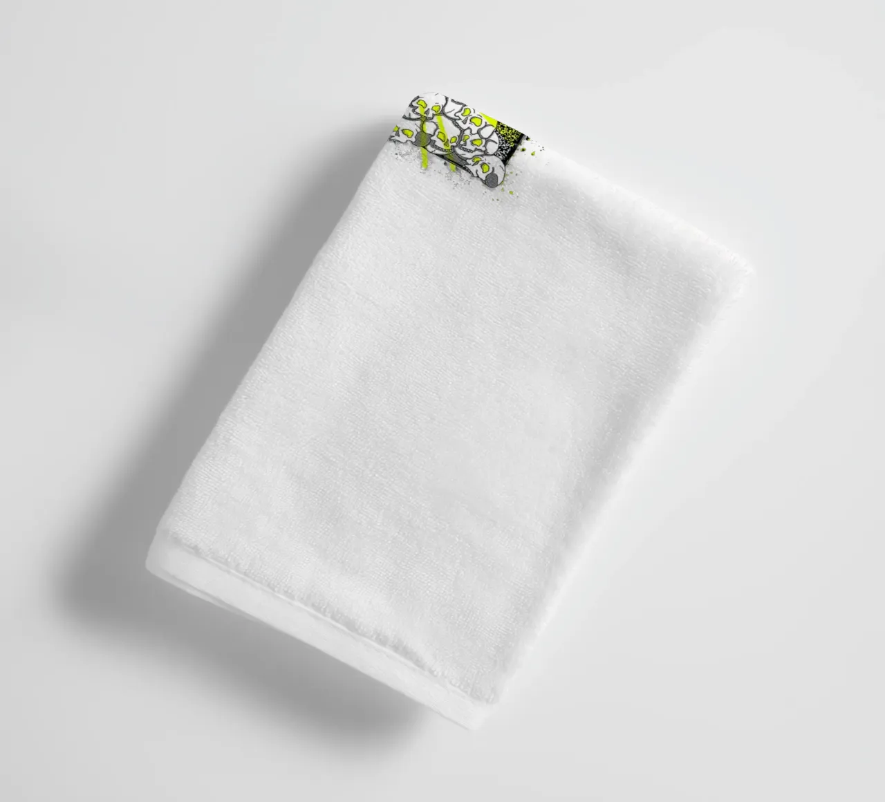 Preoccupations Skull Static towel by MR.A