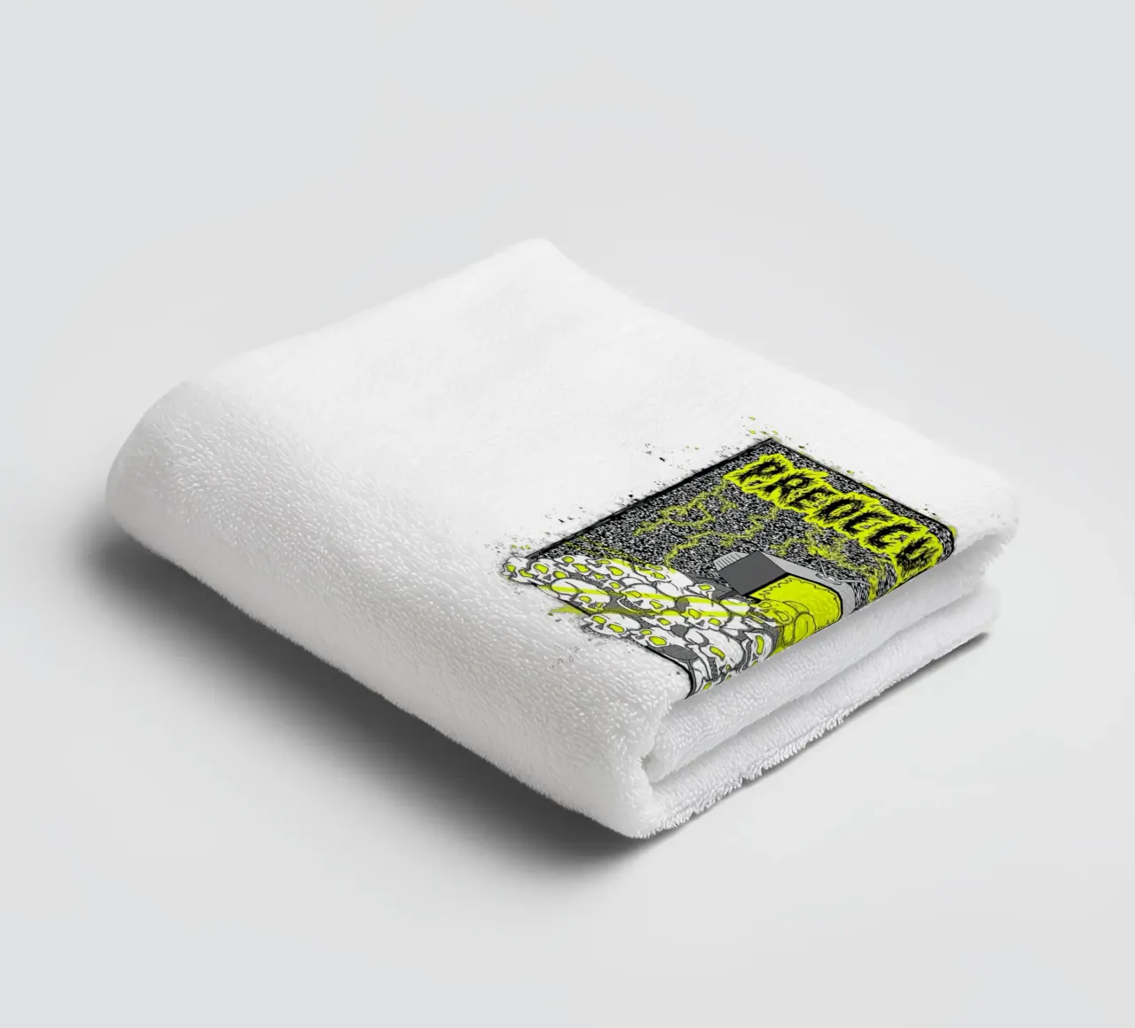 Preoccupations Skull Static asciugamano da bagno da MR.A