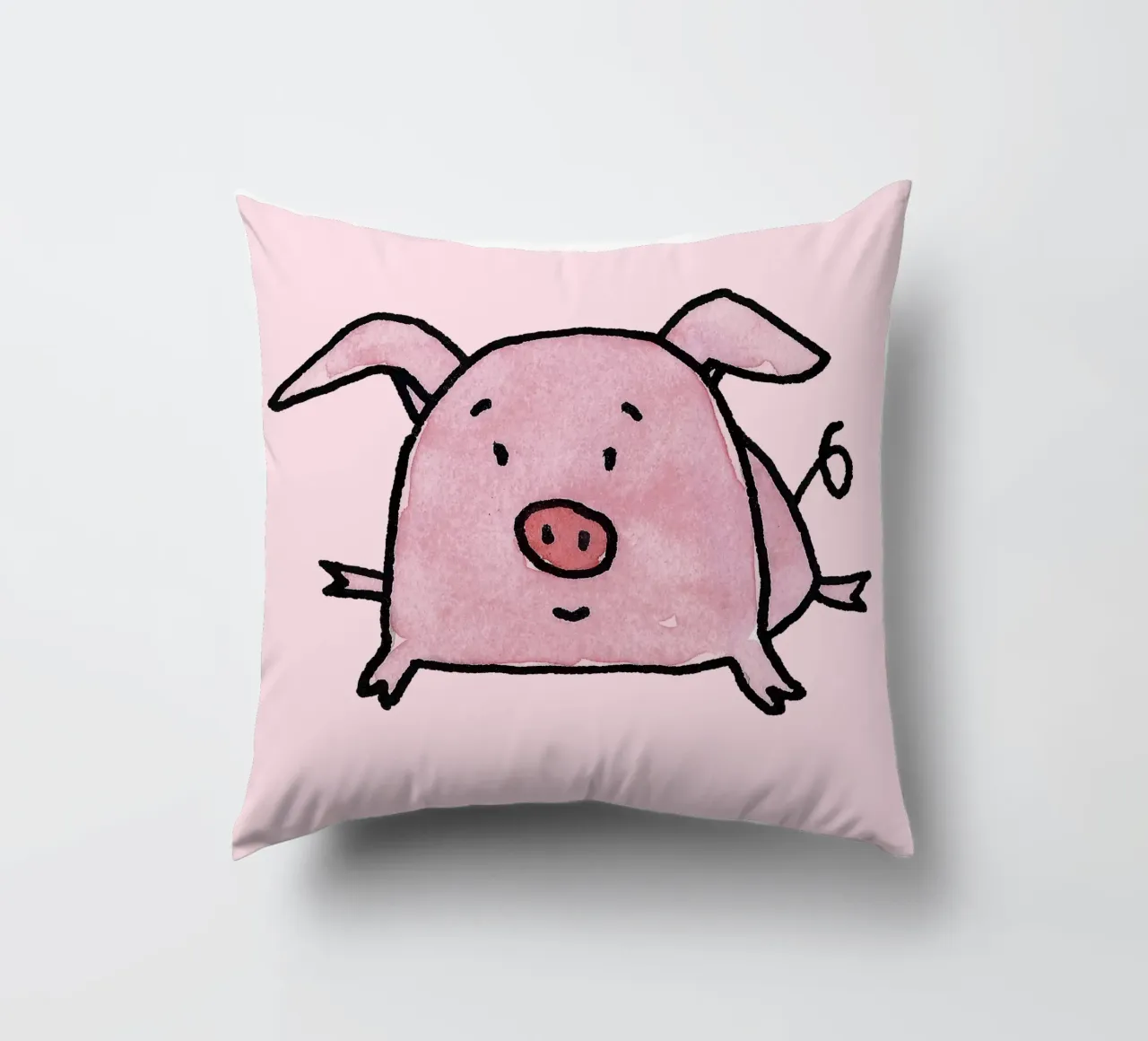Clumsy Piggy cuscino da Face & Content