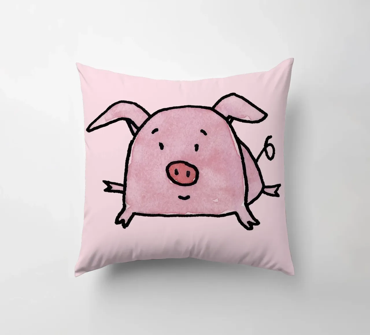 Clumsy Piggy cuscino da Face & Content