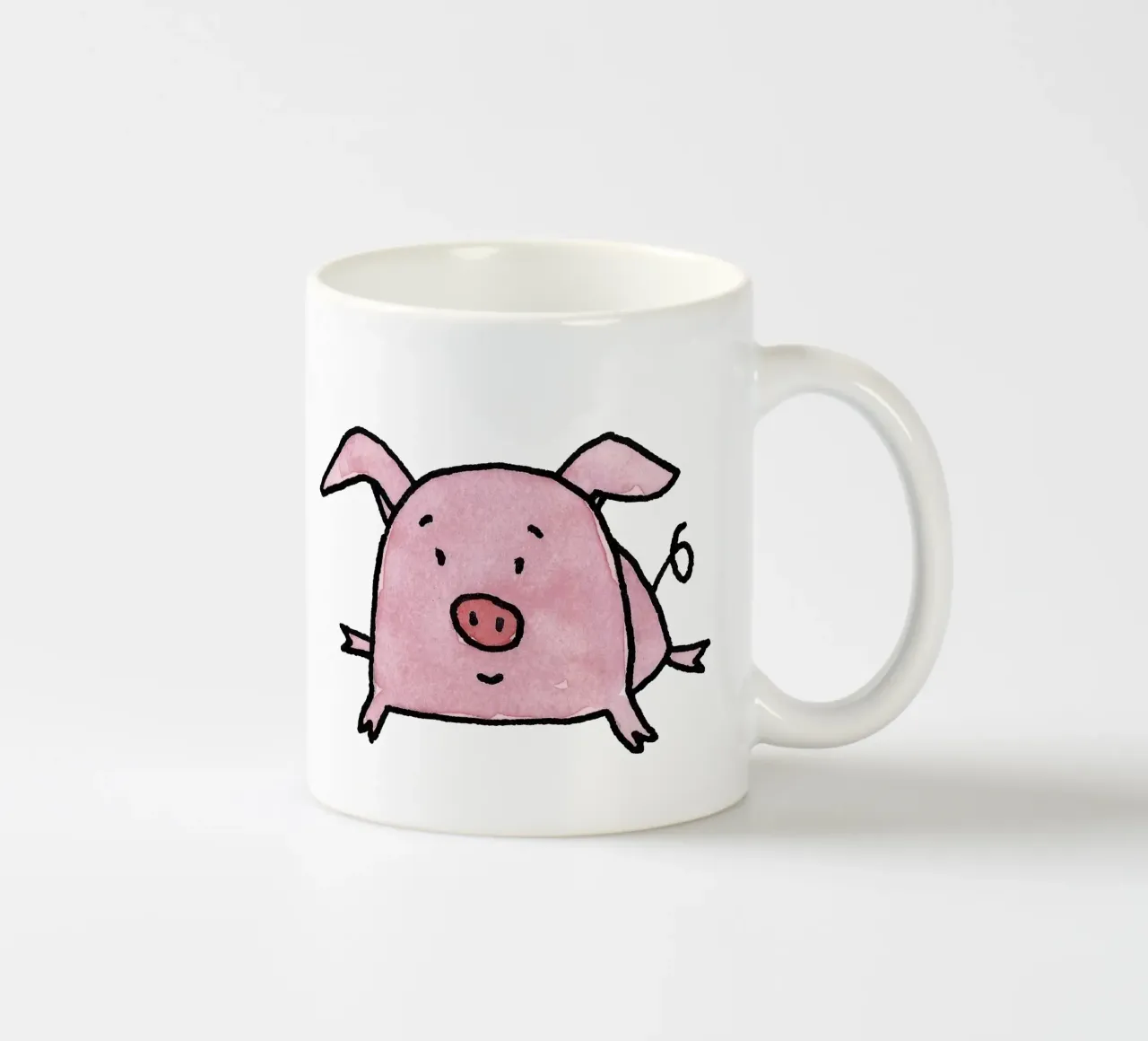 Clumsy Piggy tazza in ceramica da Face & Content