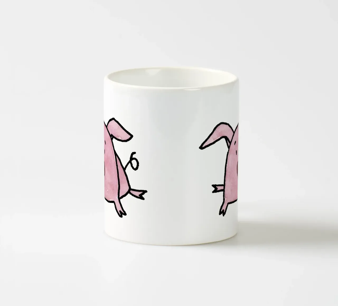 Clumsy Piggy tazza in ceramica da Face & Content