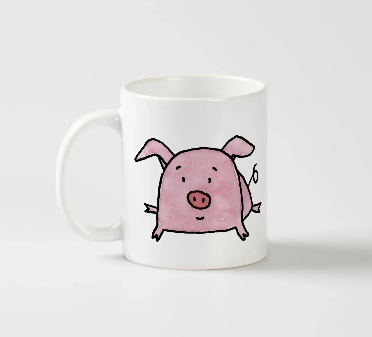 Clumsy Piggy tazza in ceramica da Face & Content