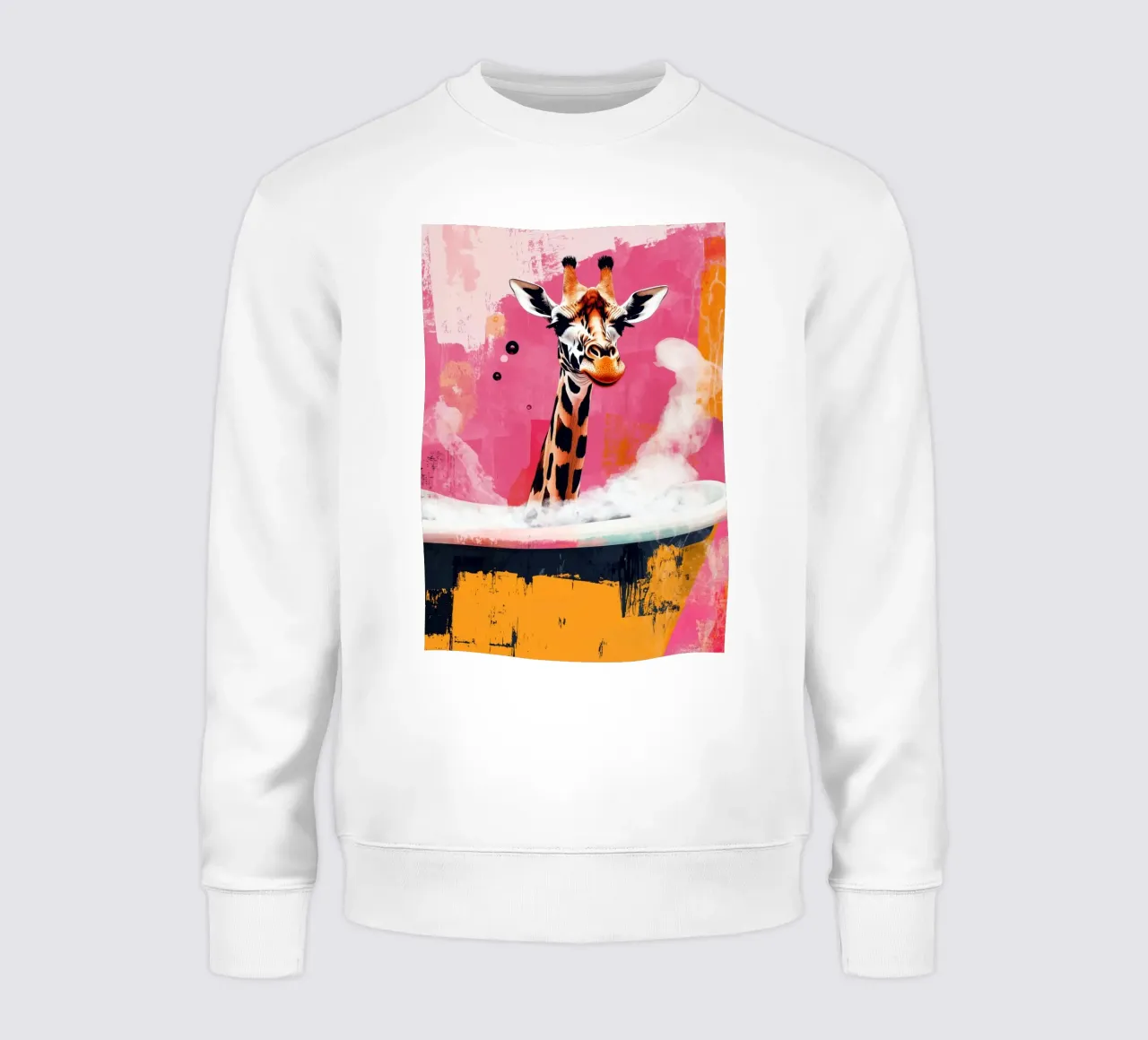 Giraffa in vasca da bagno felpa da Aqualine