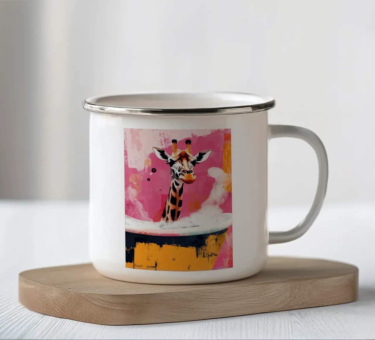 Giraffa in vasca da bagno tazza in smalto da Aqualine