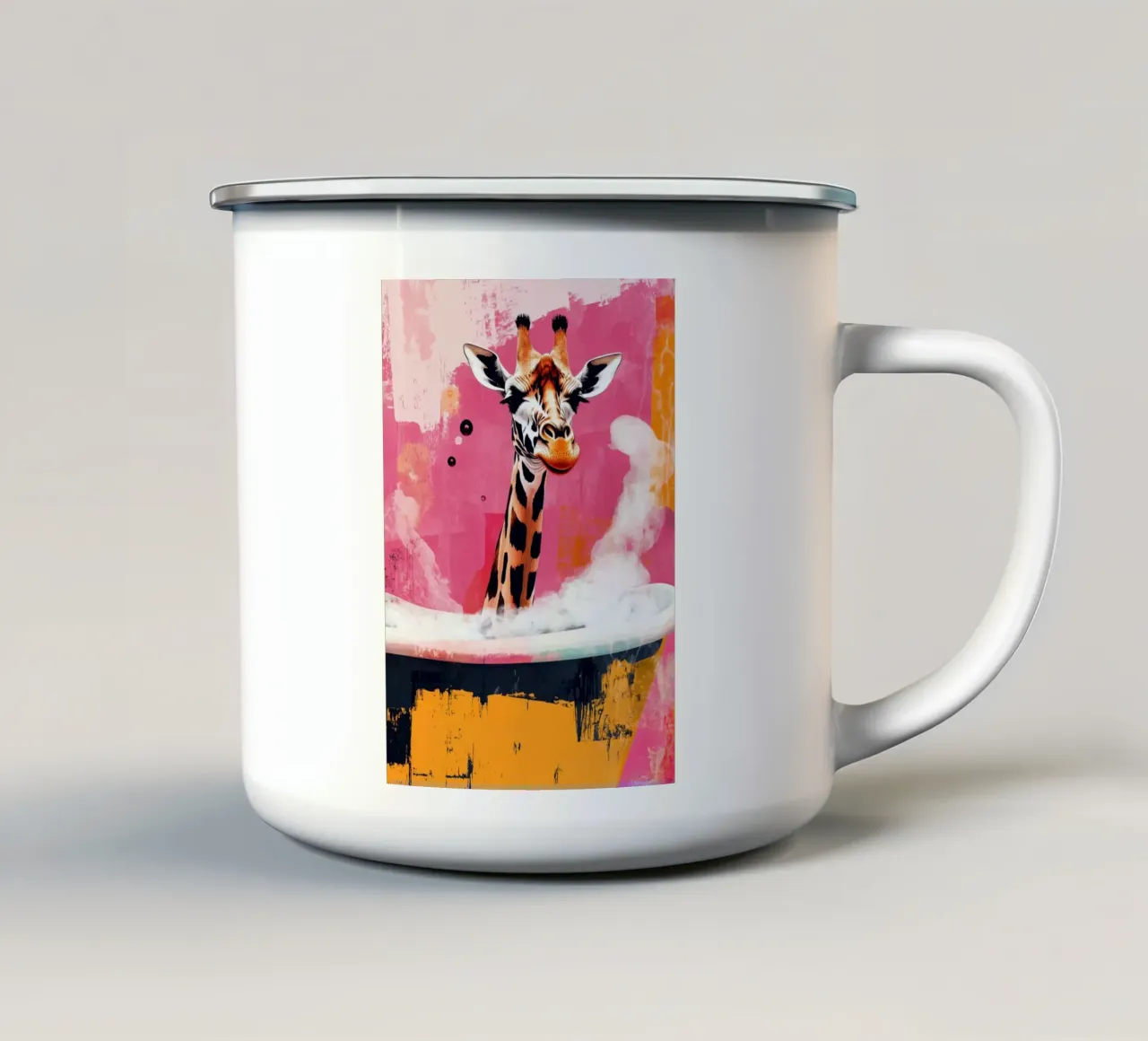 Giraffa in vasca da bagno tazza in smalto da Aqualine