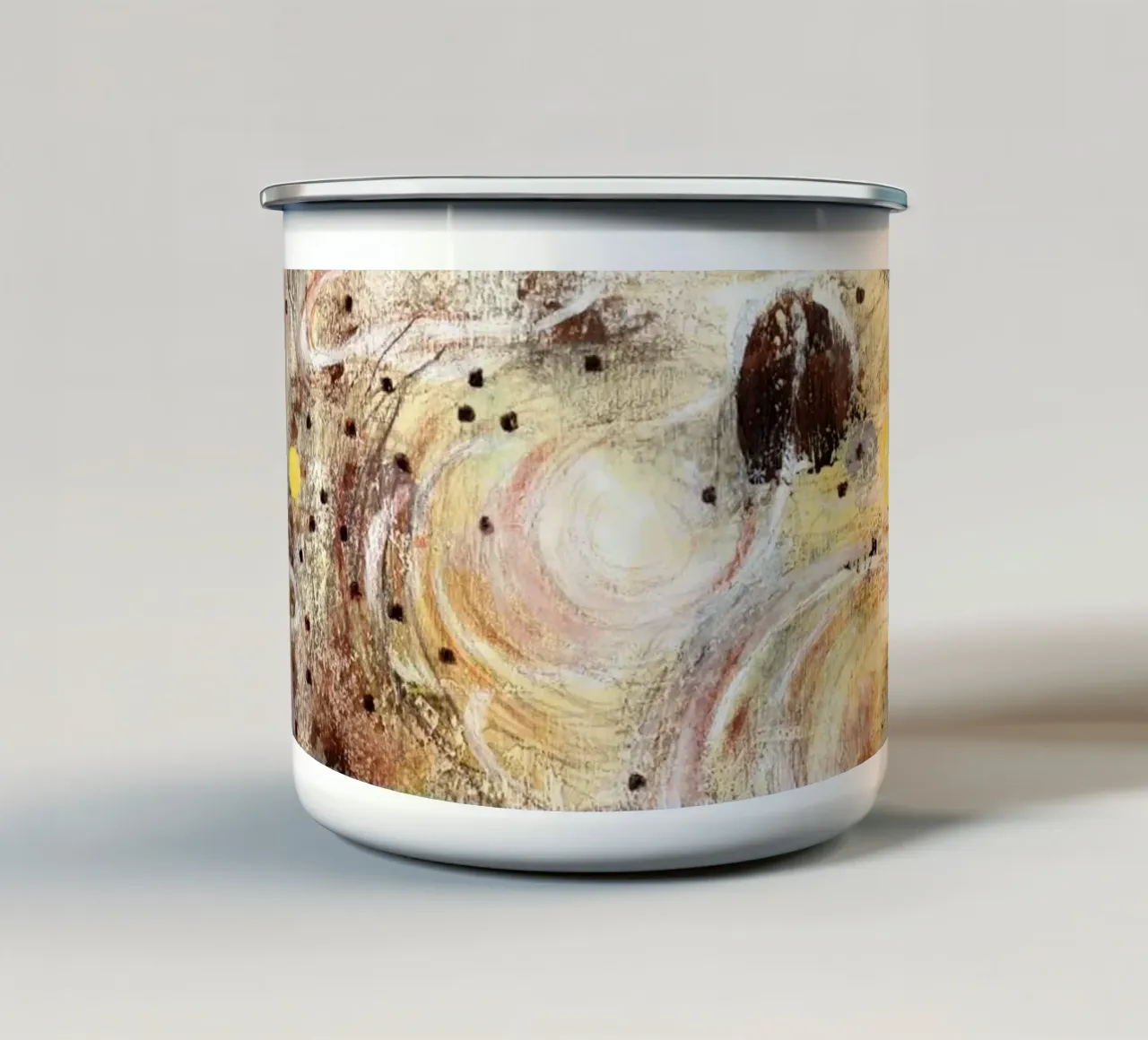 Estratto n. 1 tazza in smalto da natuure