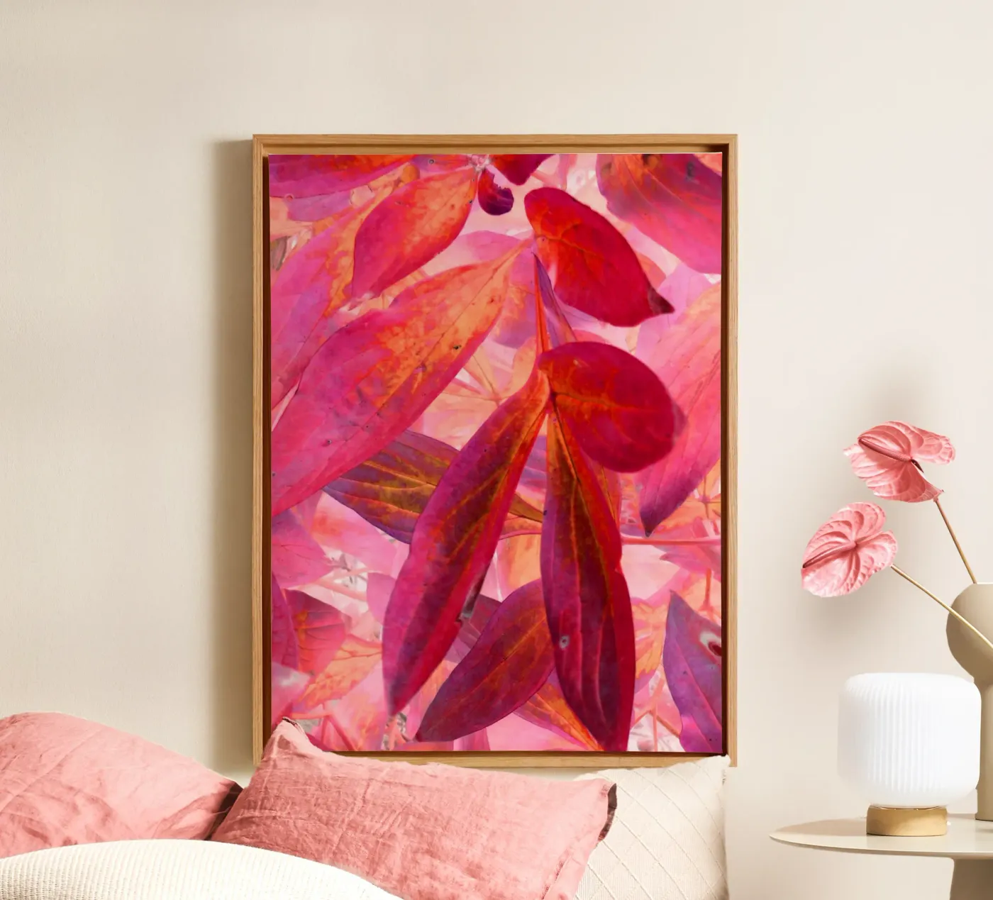 Ruby Fall canvas by ArtSkratches