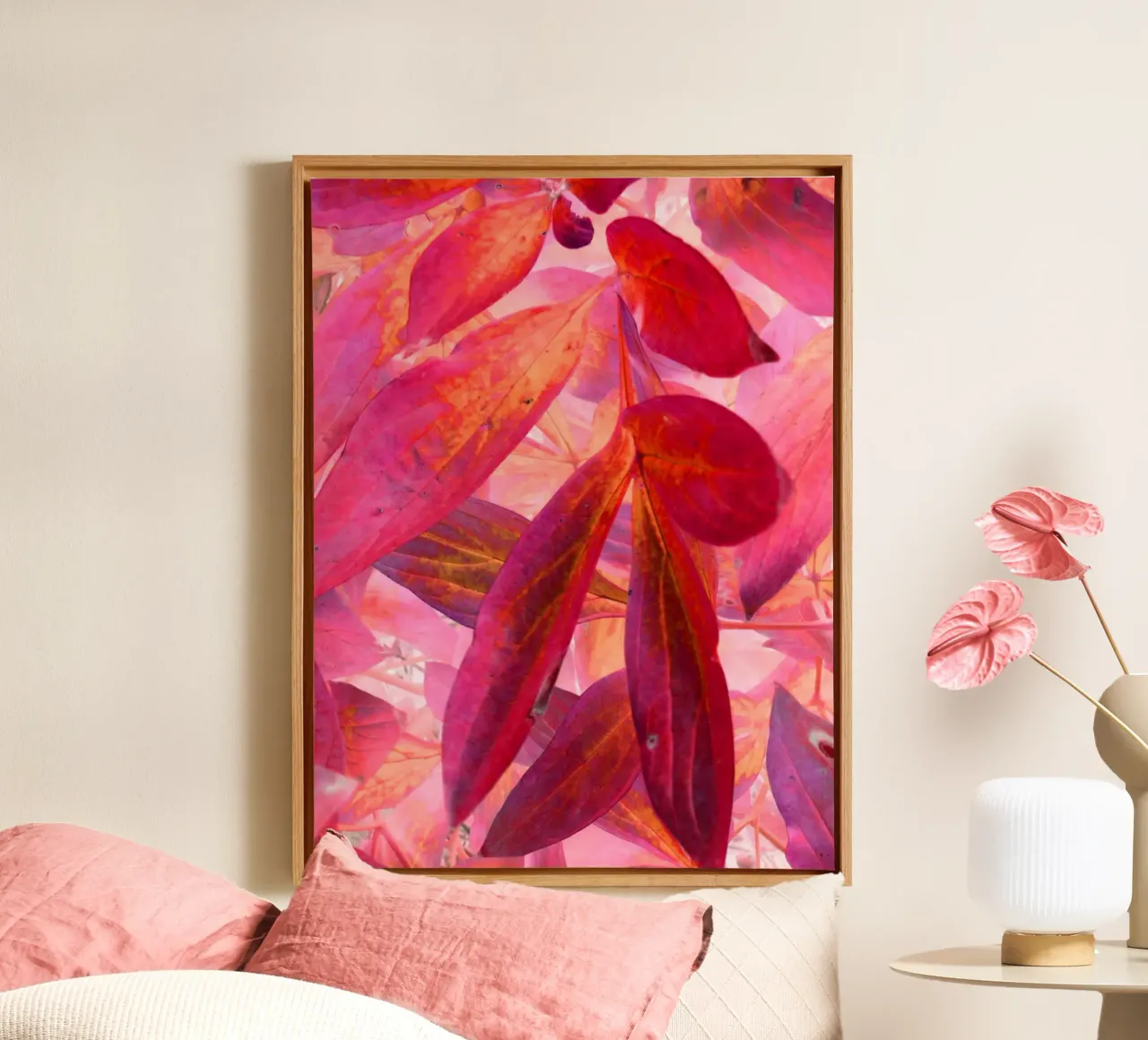 Ruby Fall canvas by ArtSkratches