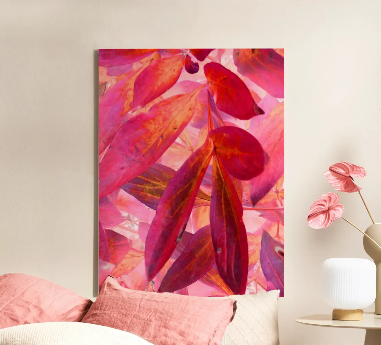 Ruby Fall canvas by ArtSkratches