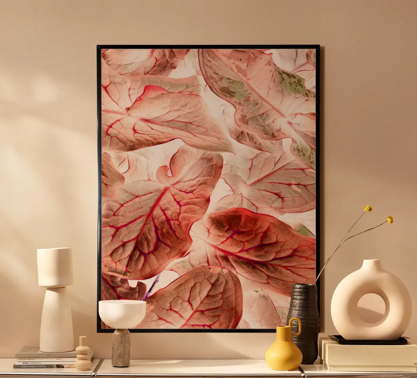 Arum Red poster van ArtSkratches