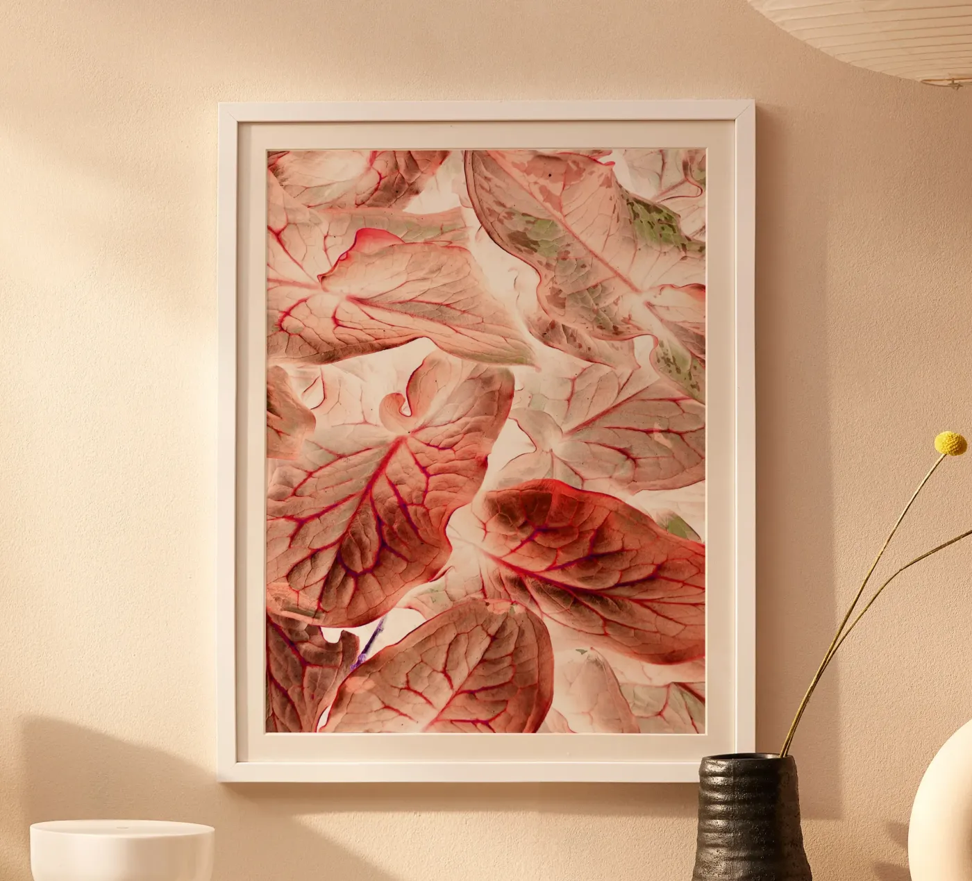 Arum Red poster van ArtSkratches