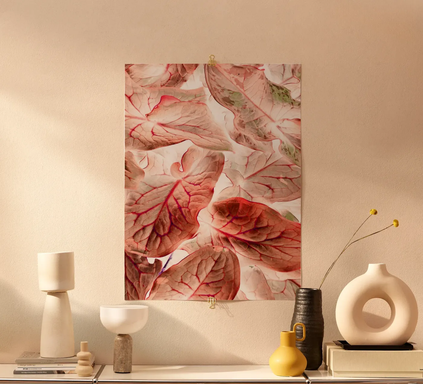 Arum Red poster van ArtSkratches