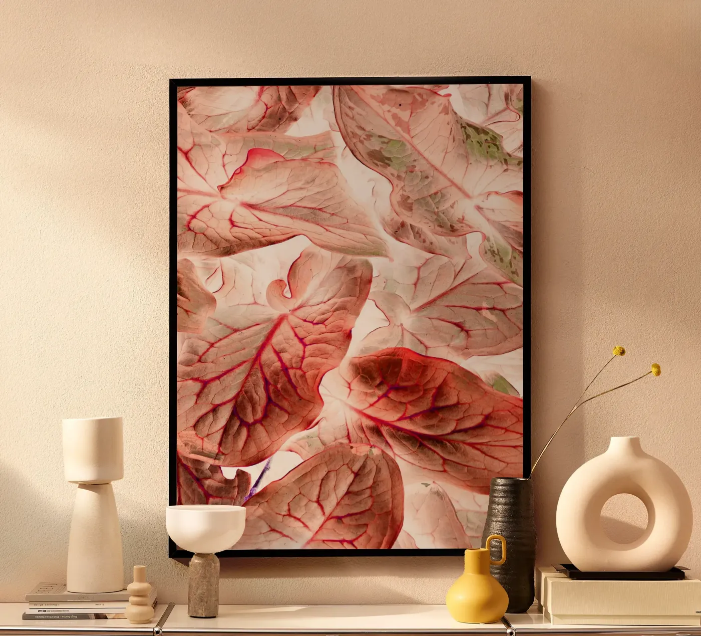 Arum Red poster van ArtSkratches