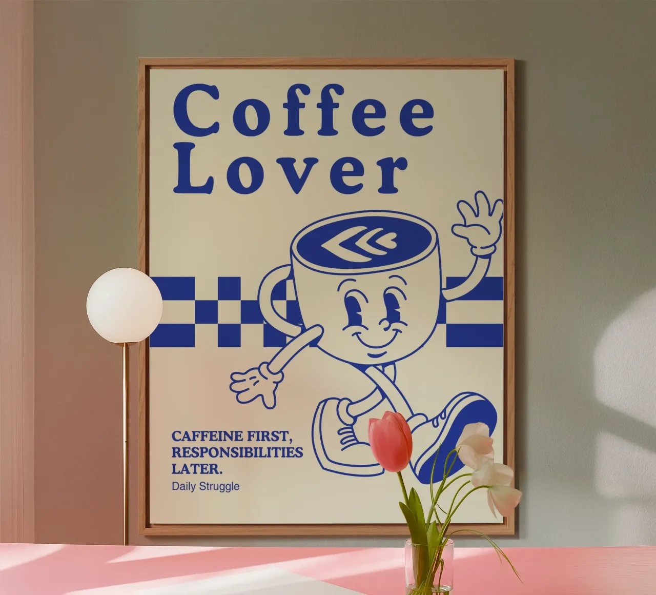 CAFFEINE FIRST alluminio dibond da COFFEE CLUB