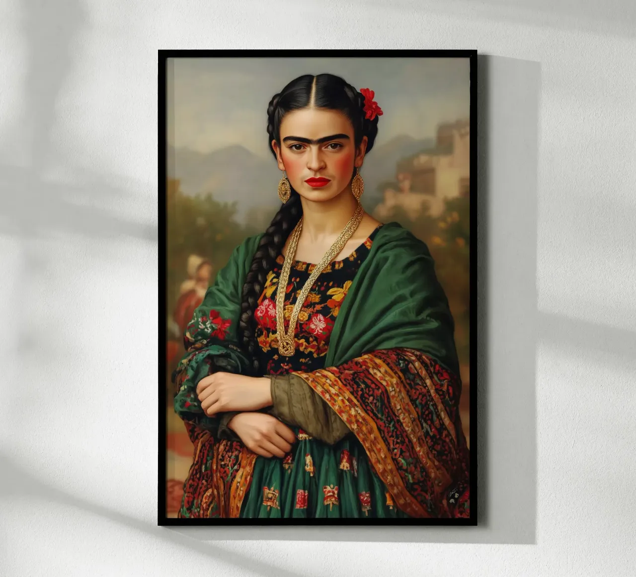 Frida, l'anima del Messico poster con telaio in legno da Carinaprint