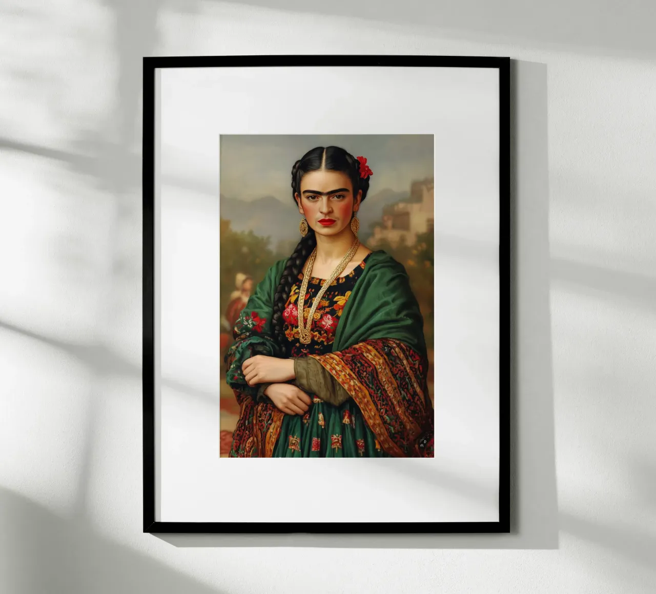 Frida, l'anima del Messico poster con telaio in legno da Carinaprint