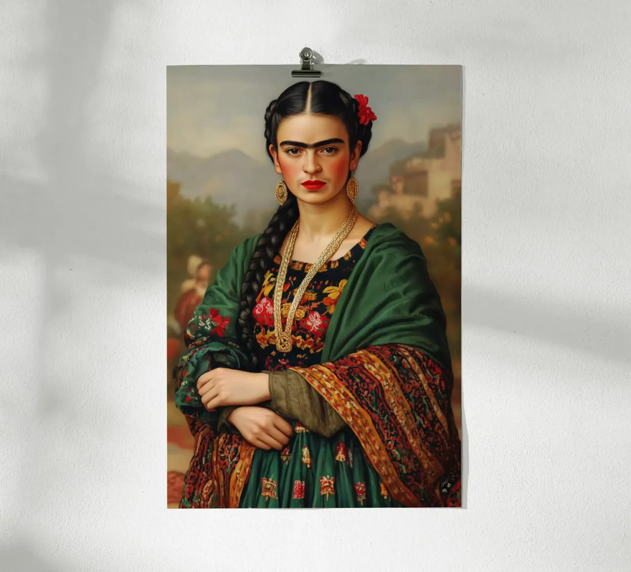 Frida, l'anima del Messico poster con telaio in legno da Carinaprint