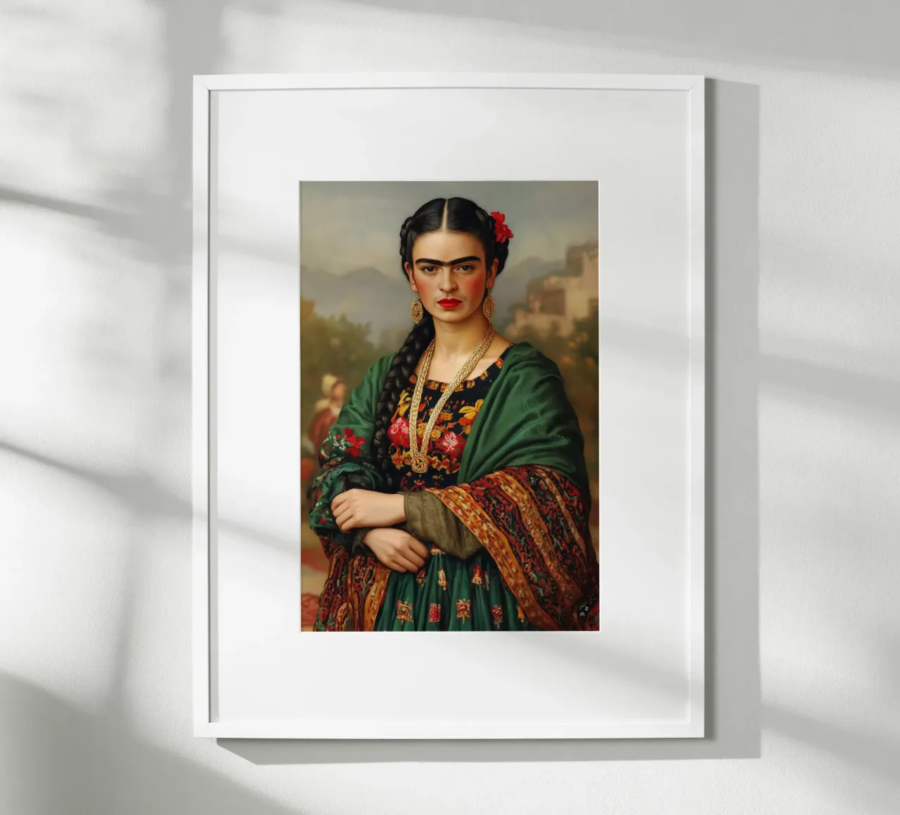 Frida, l'anima del Messico poster con telaio in legno da Carinaprint