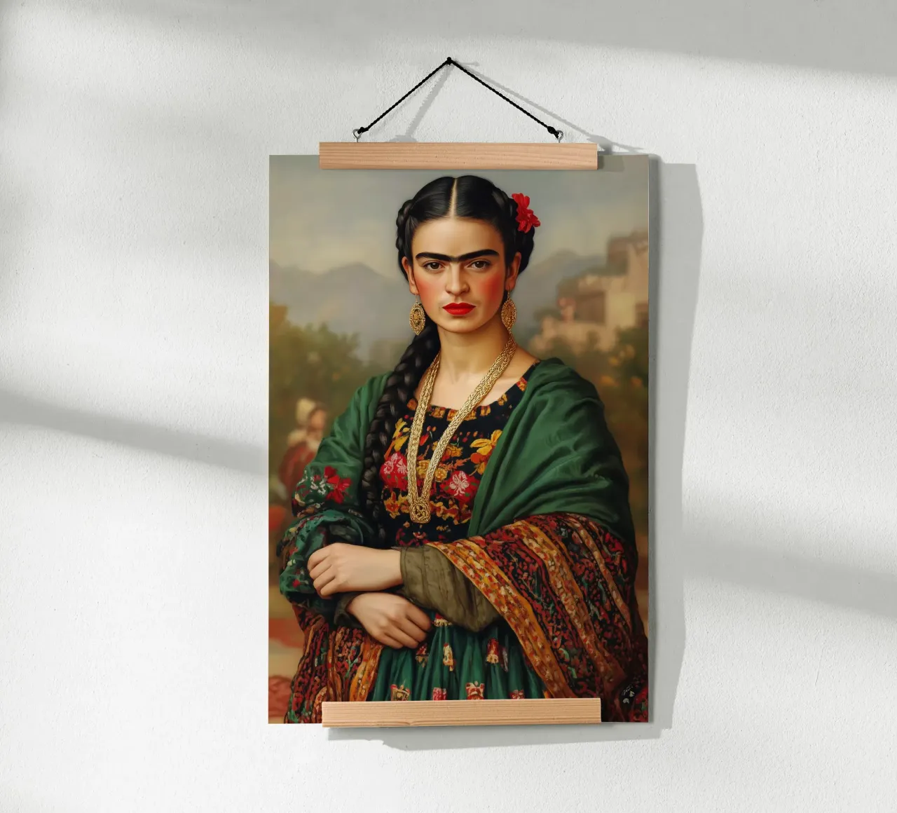 Frida, l'anima del Messico poster con telaio in legno da Carinaprint