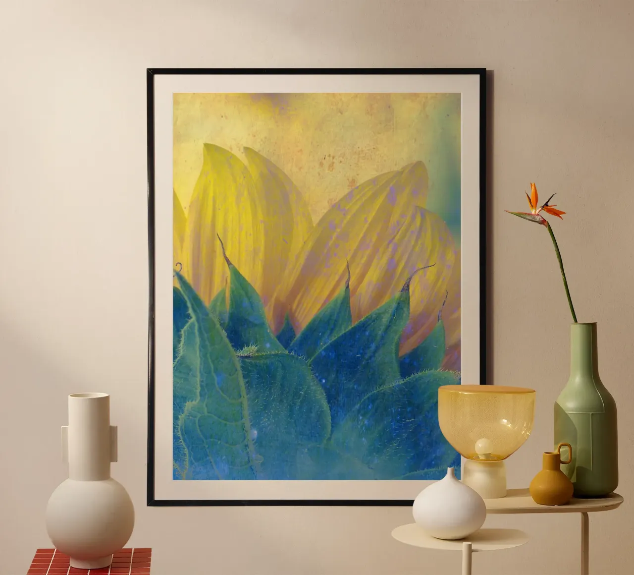 Macro di fiori di sole carta hahnemühle da ArtSkratches