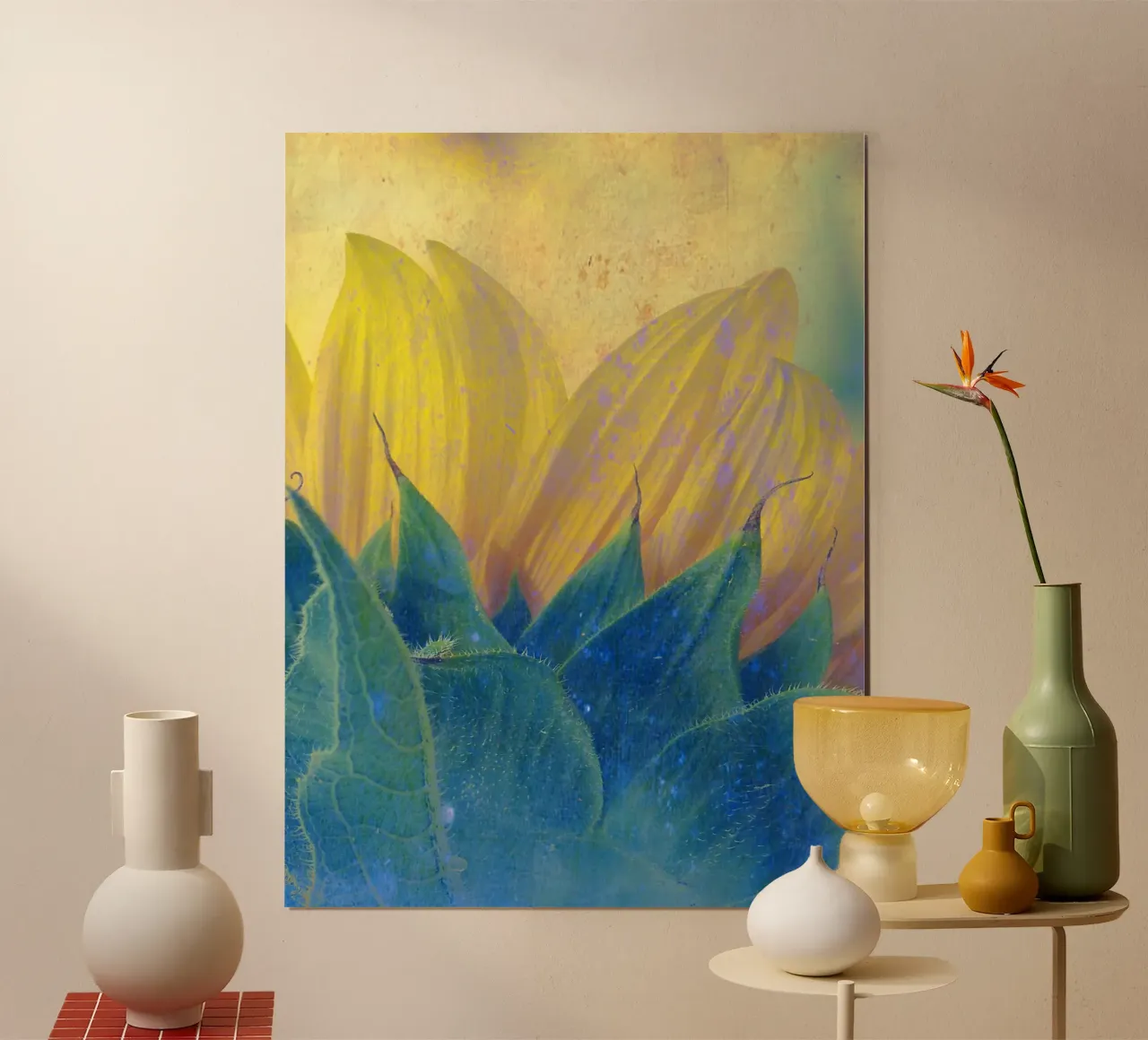 Macro di fiori di sole carta hahnemühle da ArtSkratches