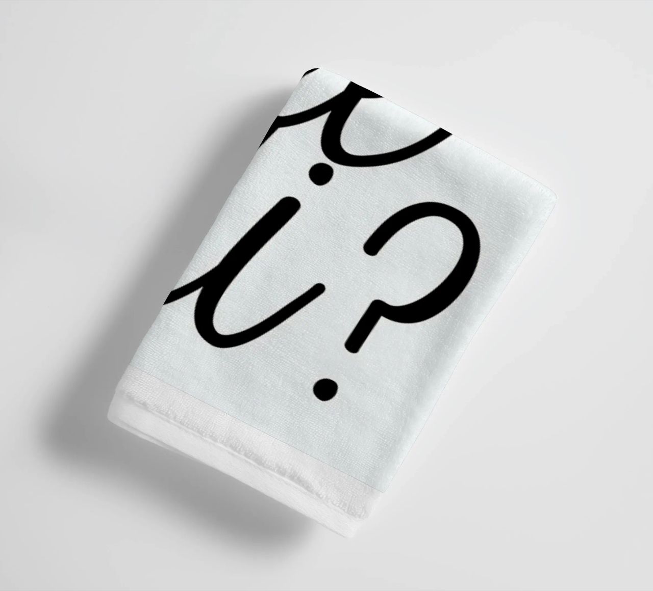 You Me Oui typography print Handtuch von Honeymoon Hotel