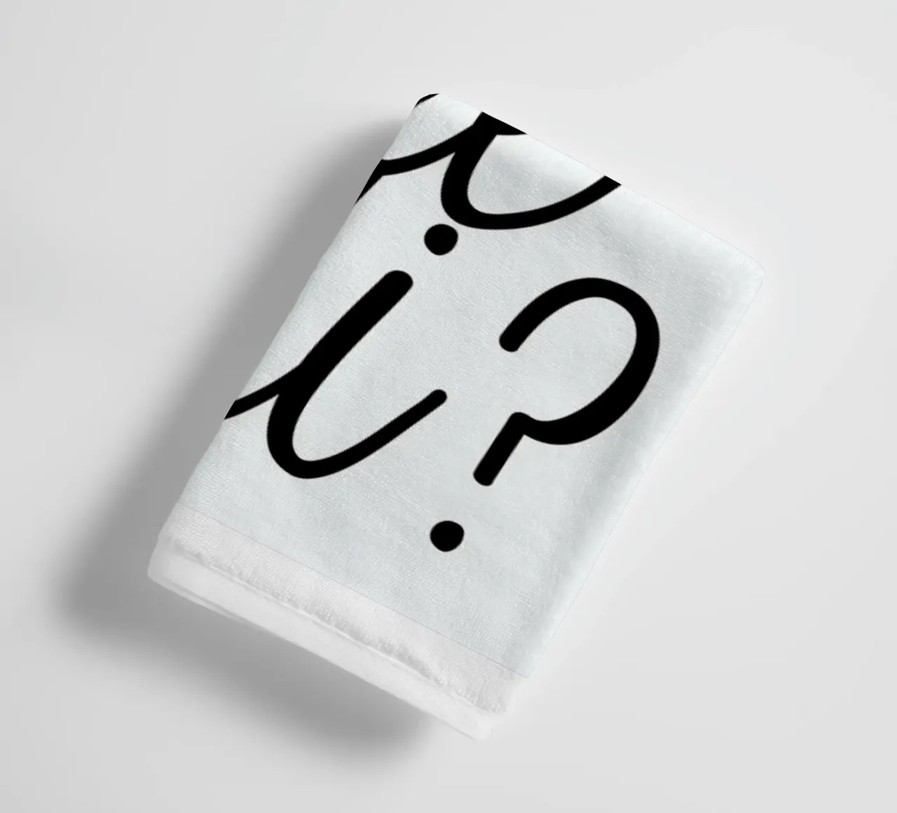 You Me Oui typography print Handtuch von Honeymoon Hotel