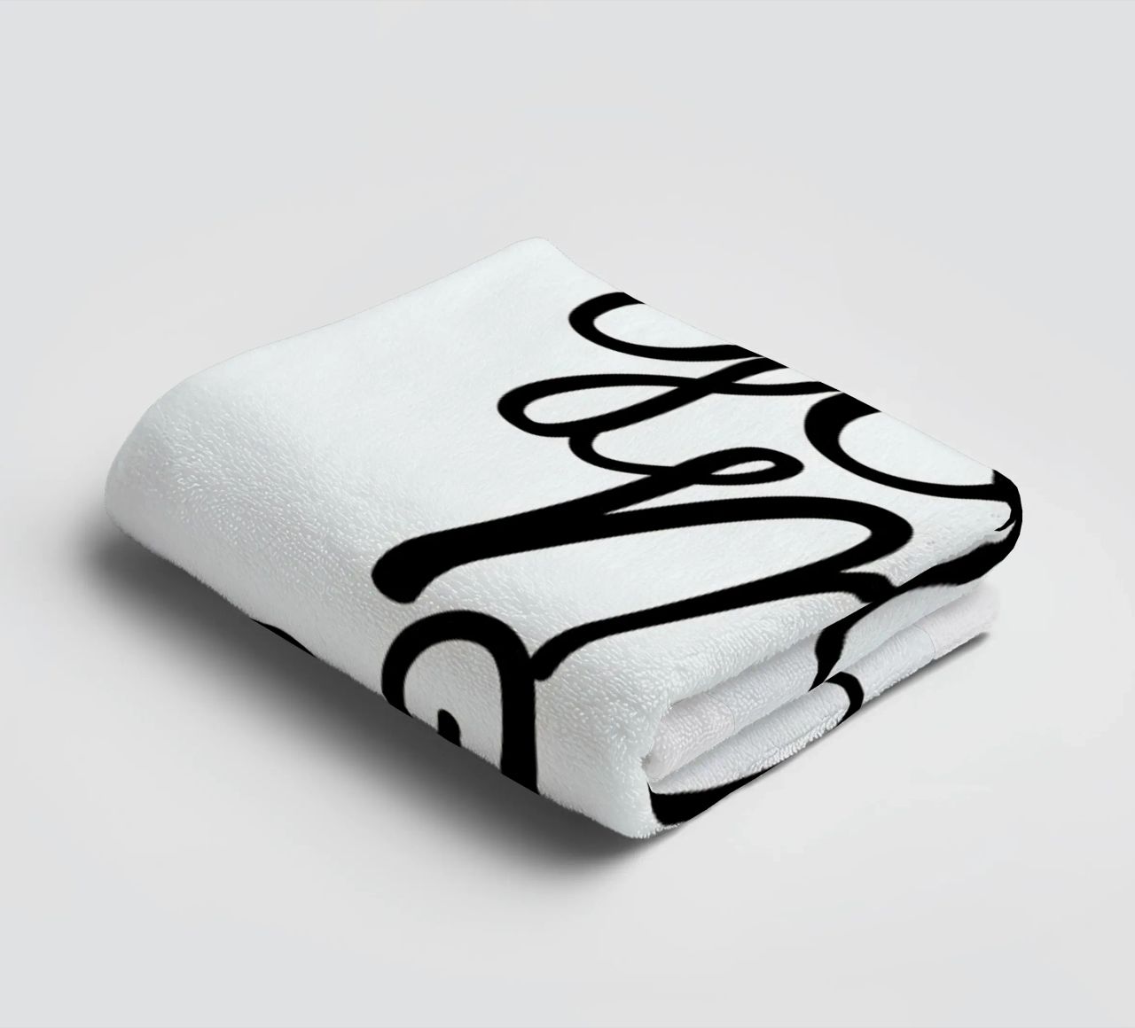 You Me Oui typography print Handtuch von Honeymoon Hotel