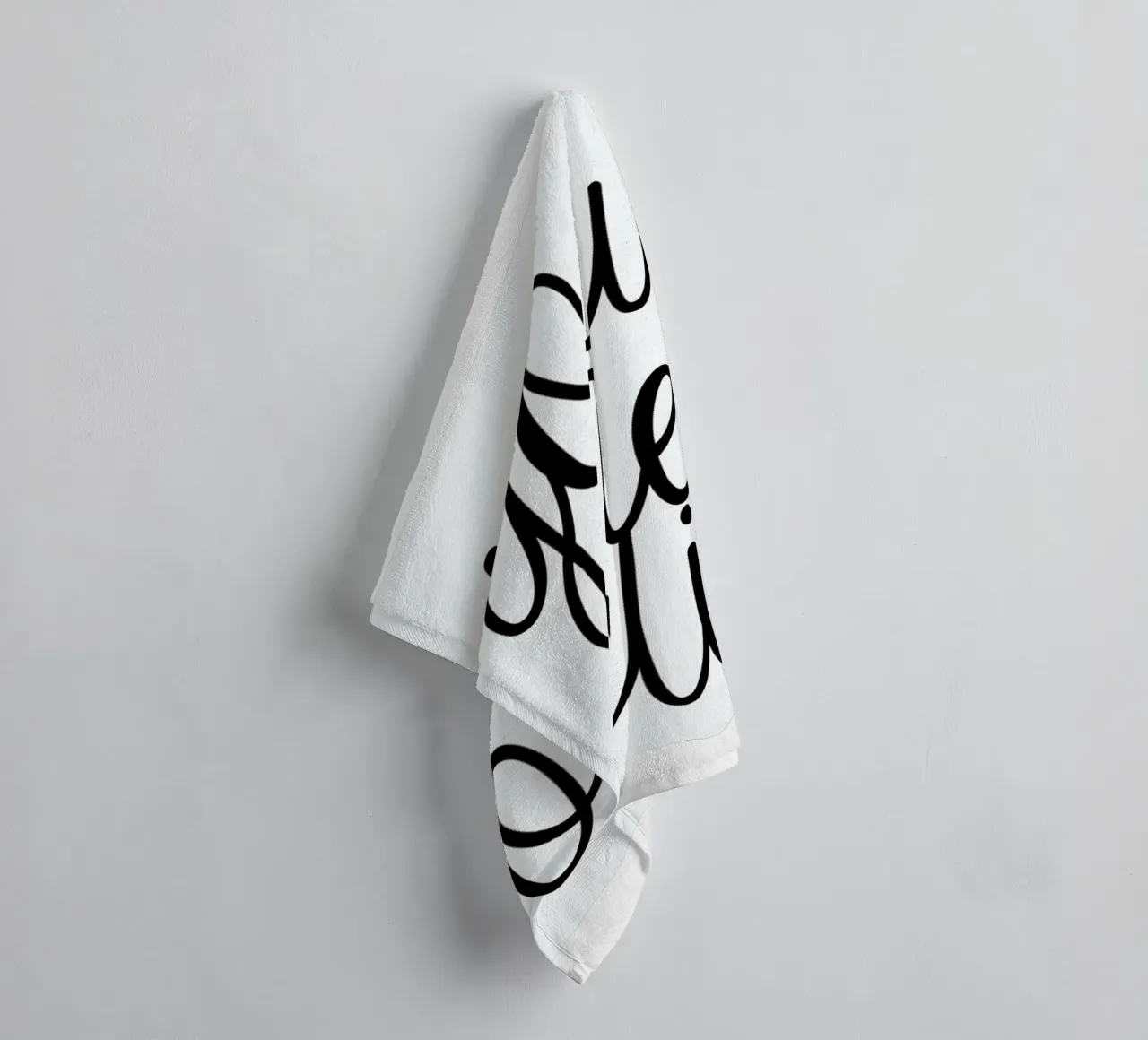 You Me Oui typography print Handtuch von Honeymoon Hotel