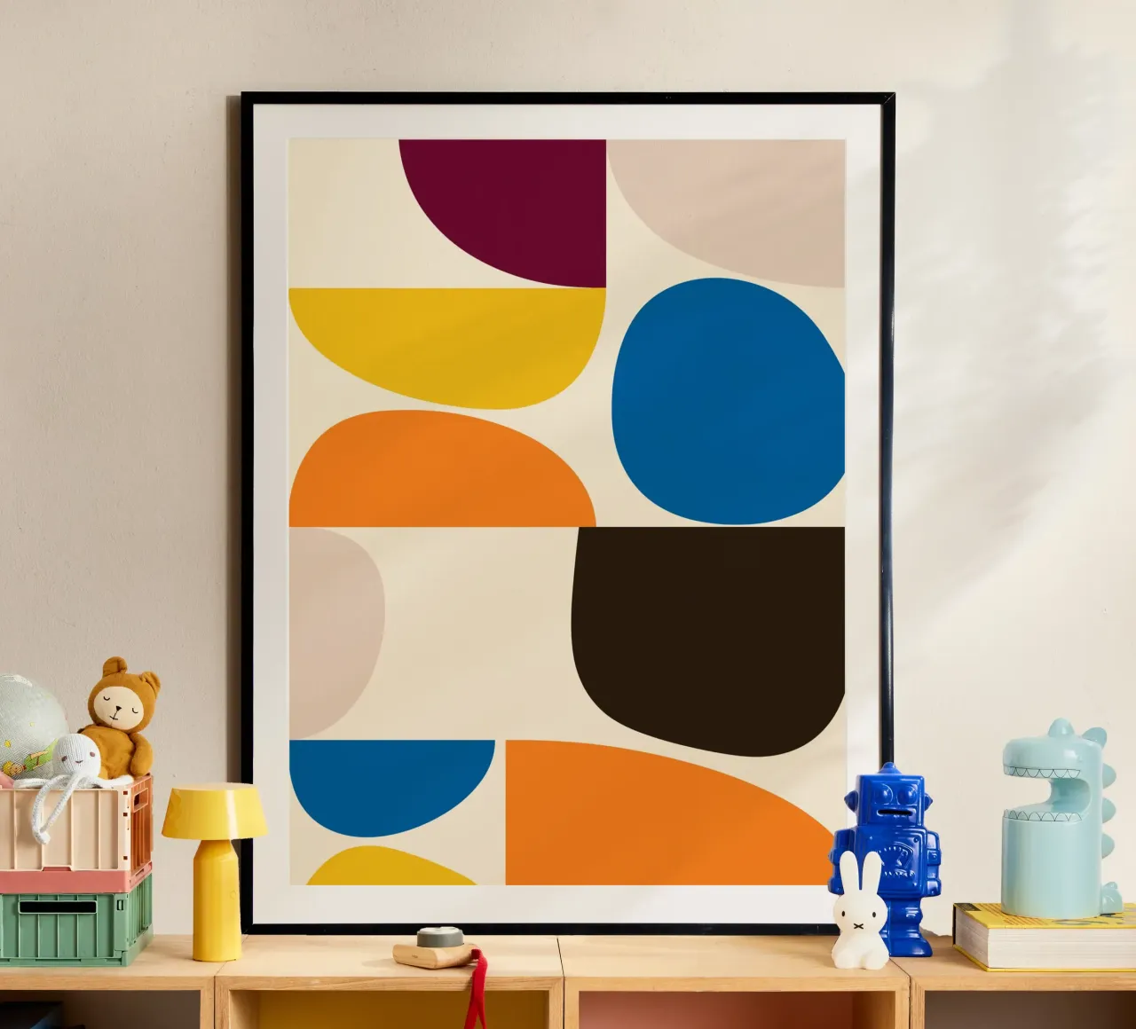 Mid-Century Color Blocks carta hahnemühle da brunaeuflauzino