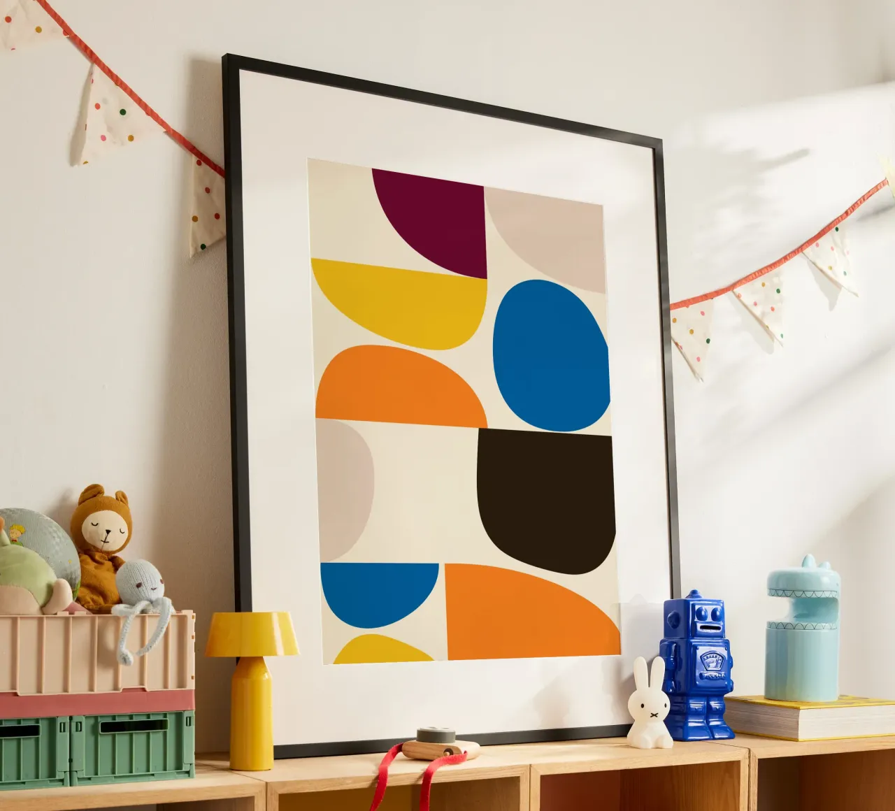 Mid-Century Color Blocks carta hahnemühle da brunaeuflauzino