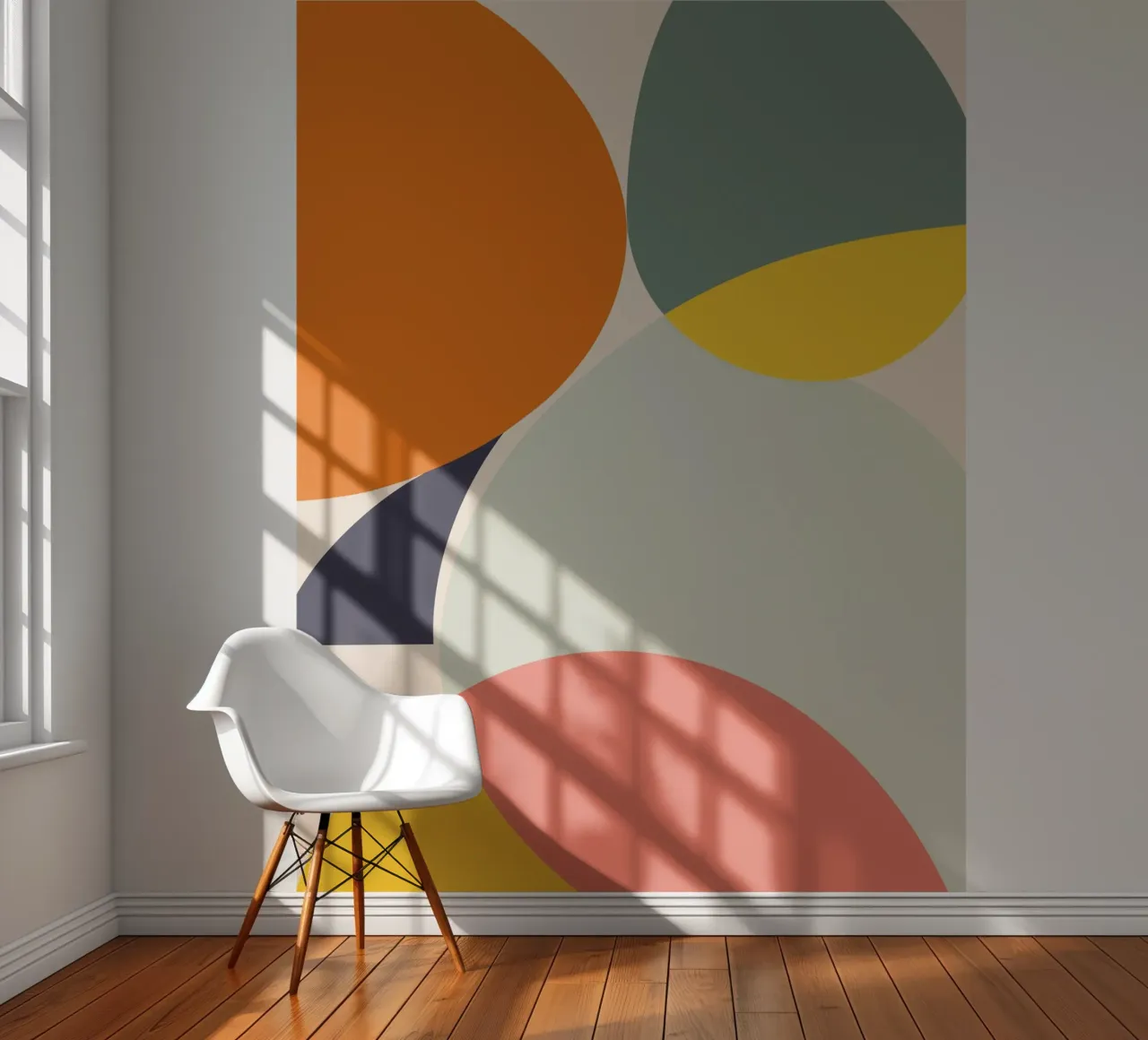 Organic Intersections fotobehang van brunaeuflauzino