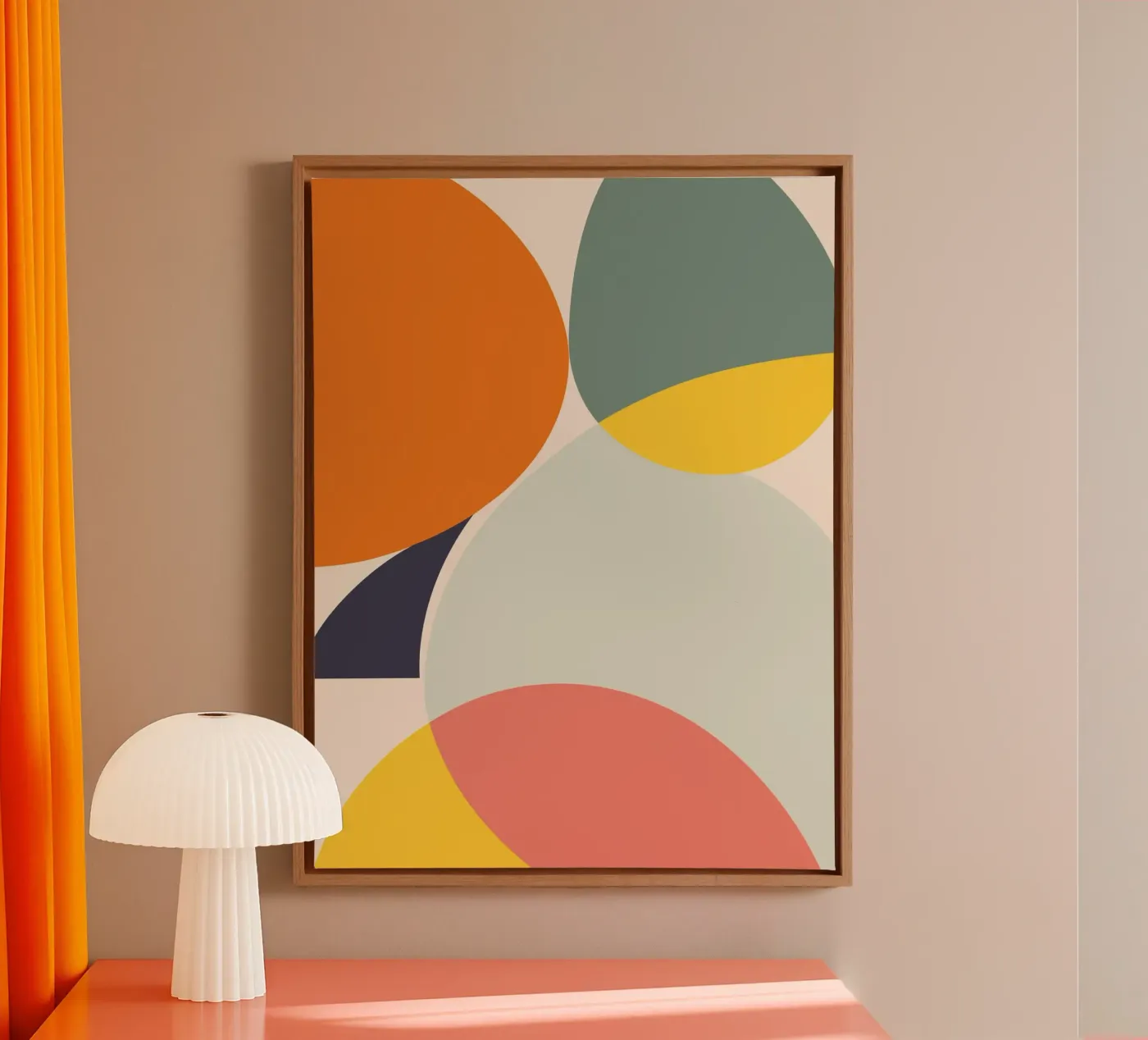 Organic Intersections canvas by brunaeuflauzino