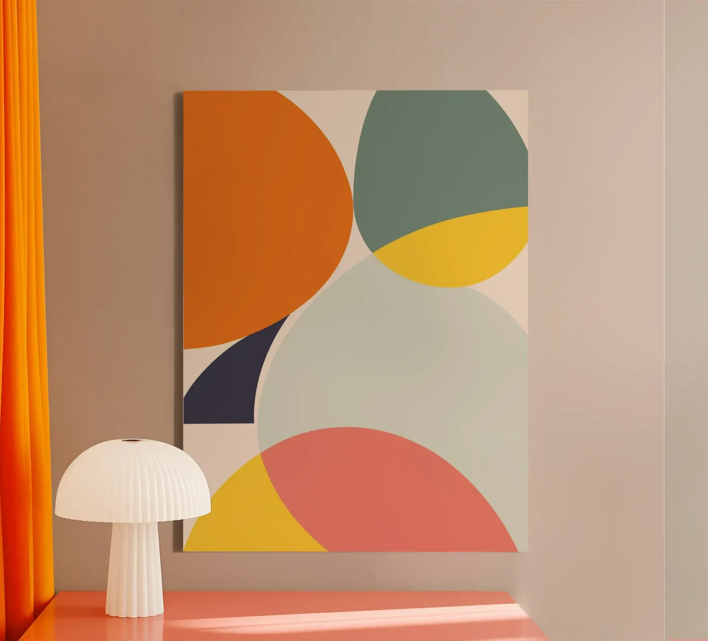 Organic Intersections canvas by brunaeuflauzino