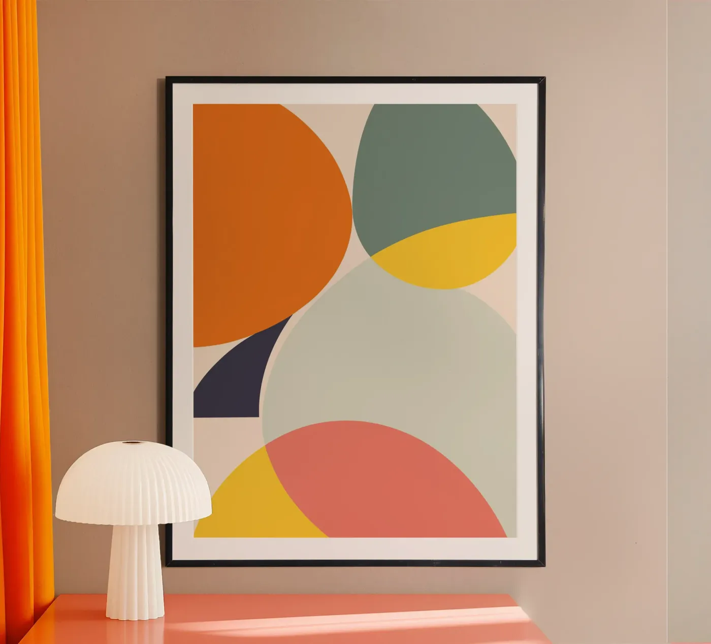 Organic Intersections Poster von brunaeuflauzino