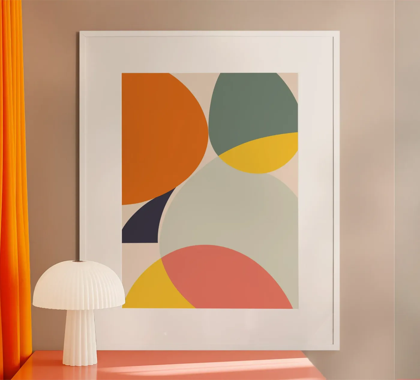 Organic Intersections poster by brunaeuflauzino