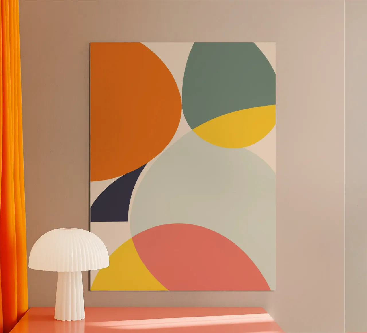 Organic Intersections poster by brunaeuflauzino