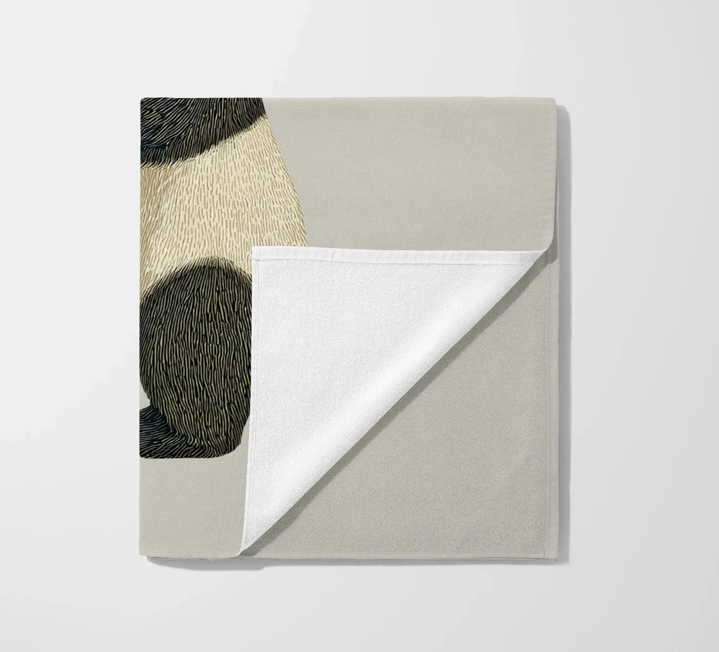 Ragazza e panda telo mare da Fearless Friends