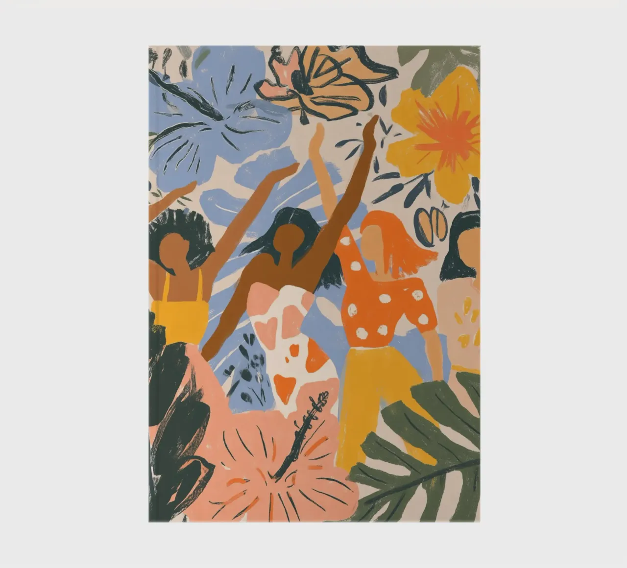 Dance in the tropical garden notebook by Carina Pop & Pastell