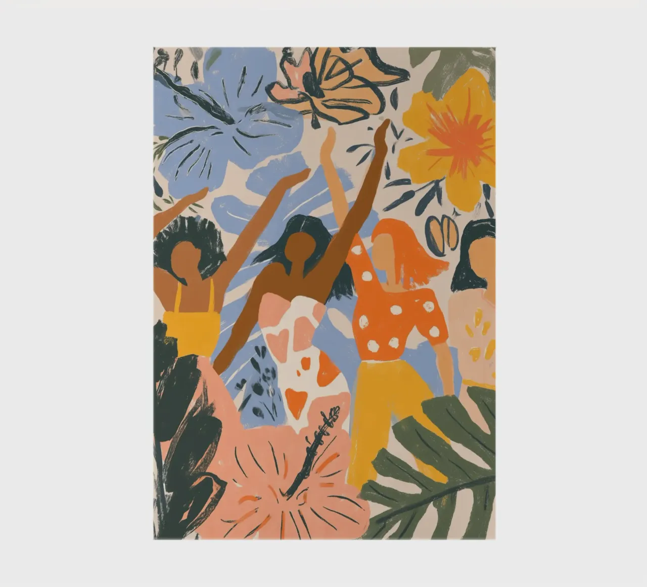 Dance in the tropical garden notebook by Carina Pop & Pastell