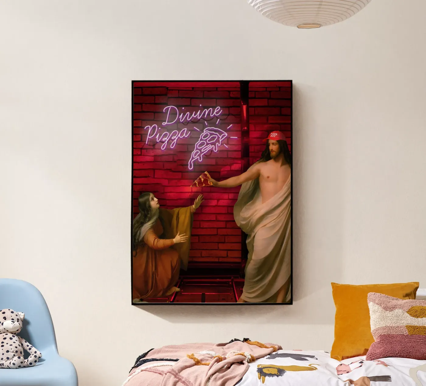 Divine Pizza plexiglas de Dikhotomy