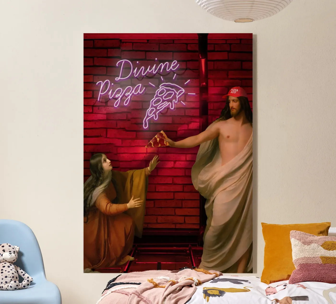 Divine Pizza plexiglas de Dikhotomy