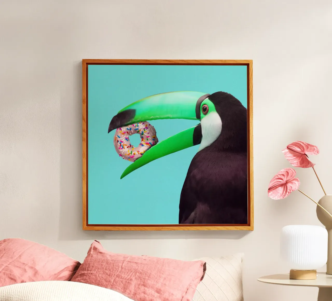 Donut toucan plexiglass da Dikhotomy