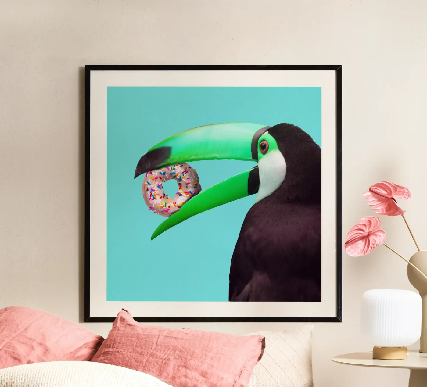 Donut toucan poster da Dikhotomy