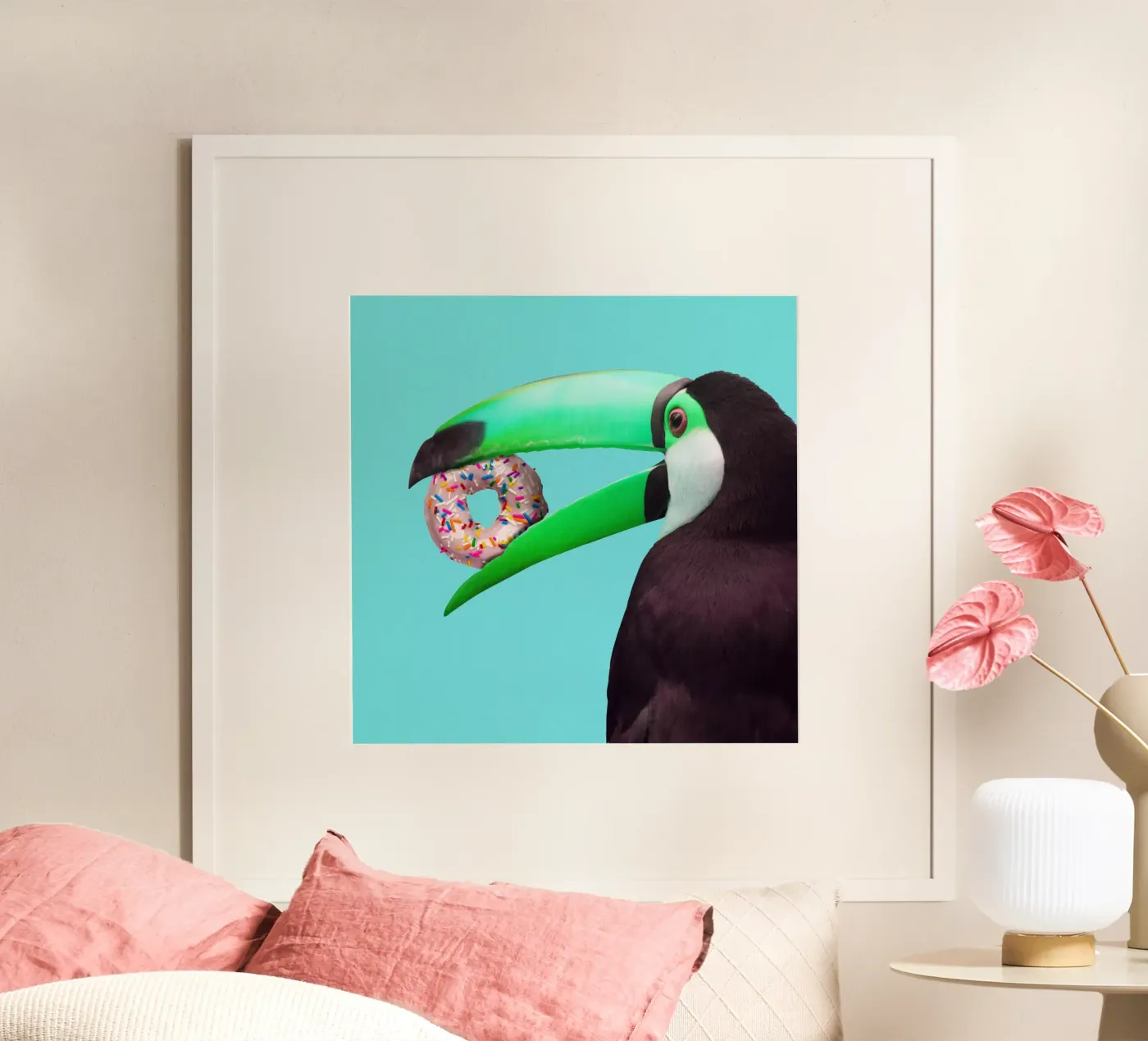 Donut toucan poster da Dikhotomy