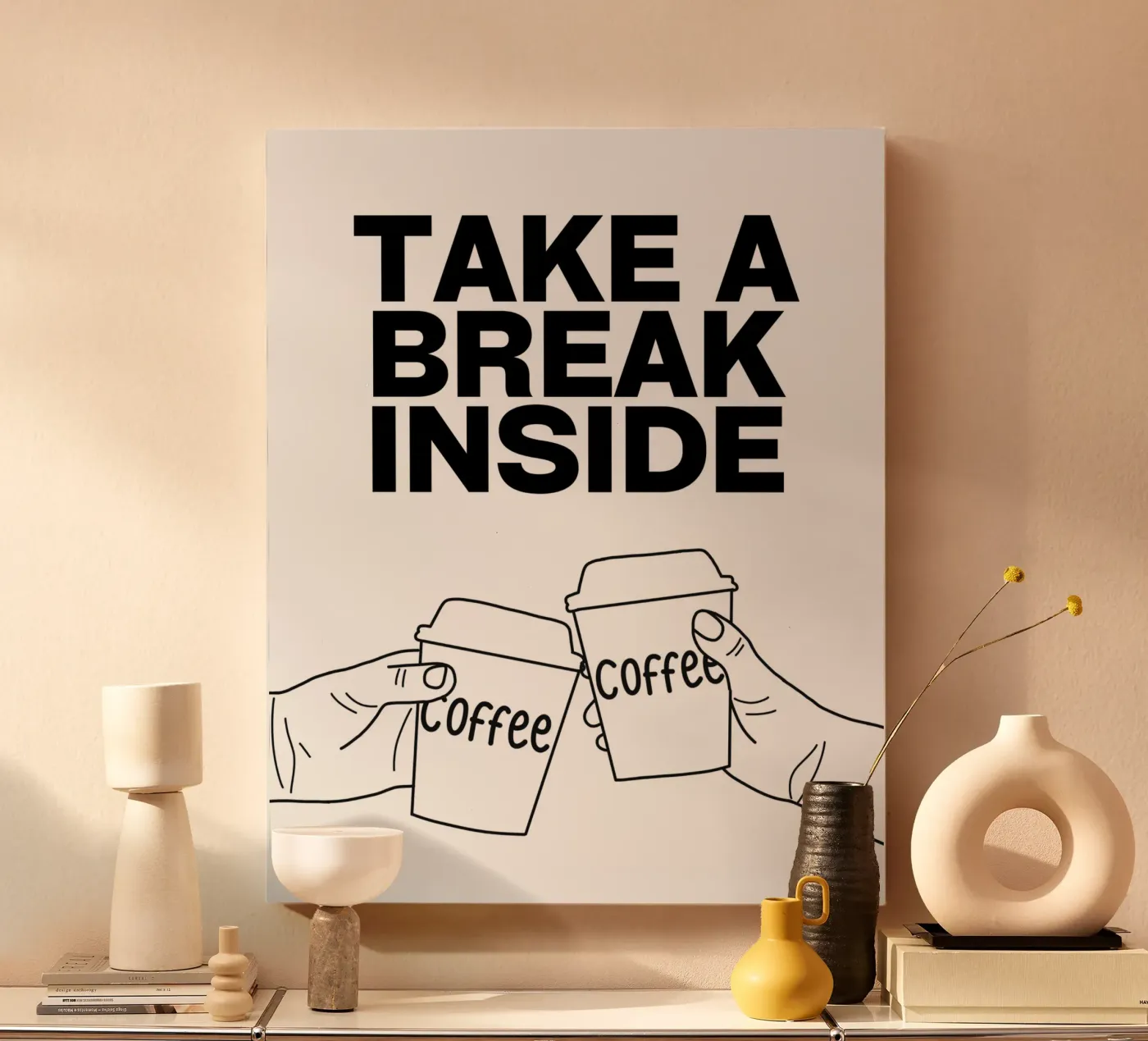 TAKE A BREAK INSIDE tela da COFFEE CLUB