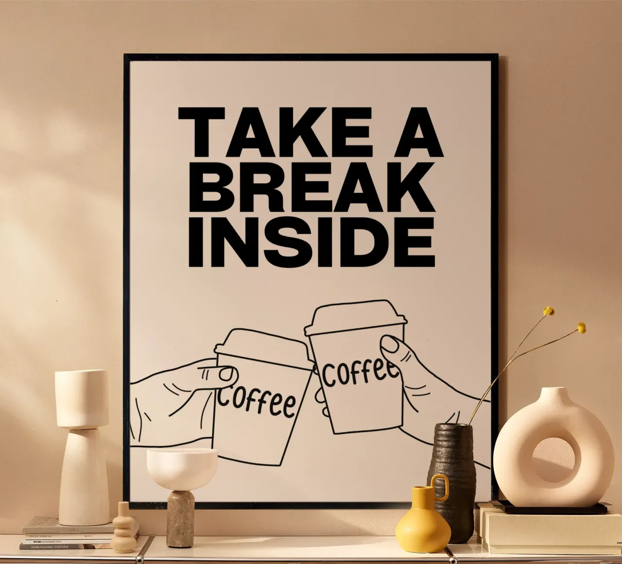 TAKE A BREAK INSIDE carta hahnemühle da COFFEE CLUB