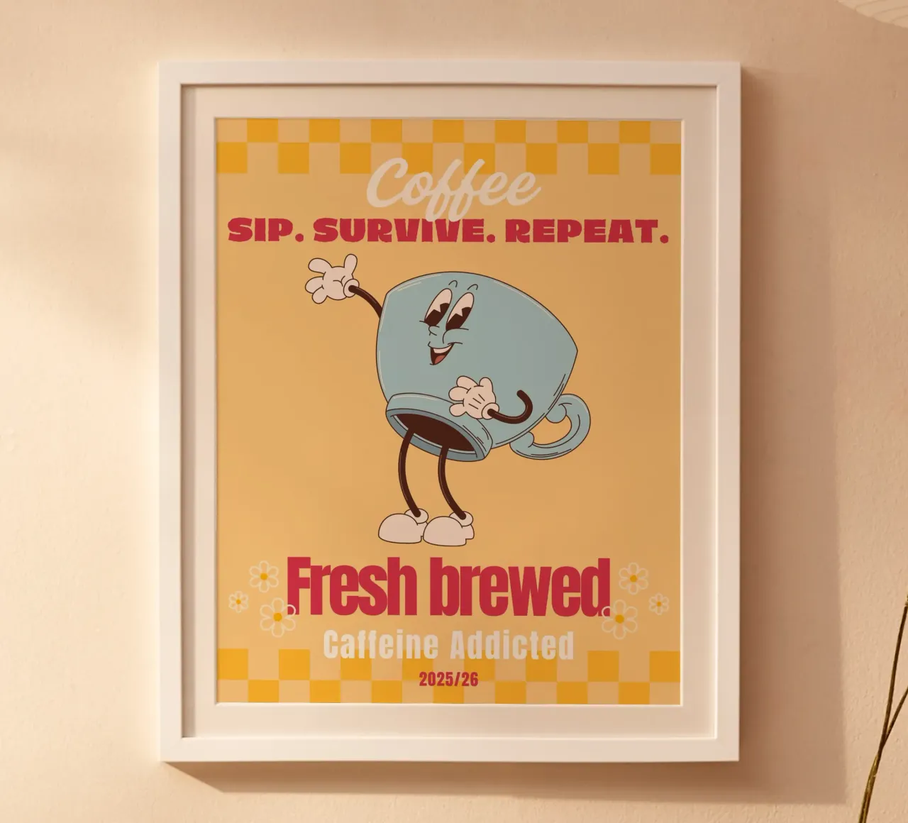 SIP. SURVIVE. REPEAT carta hahnemühle da COFFEE CLUB