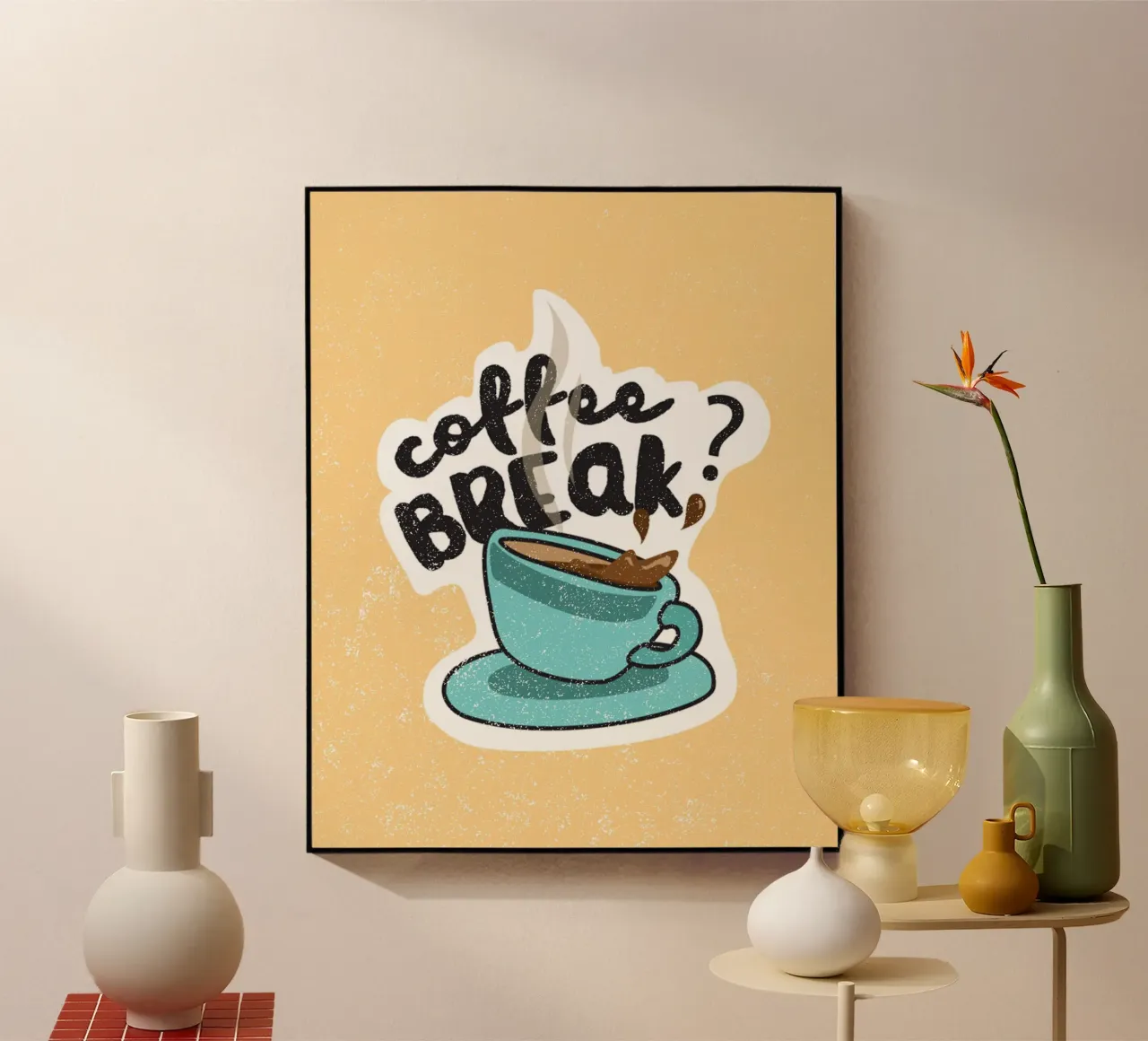 COFFEE BREAK acryl van COFFEE CLUB